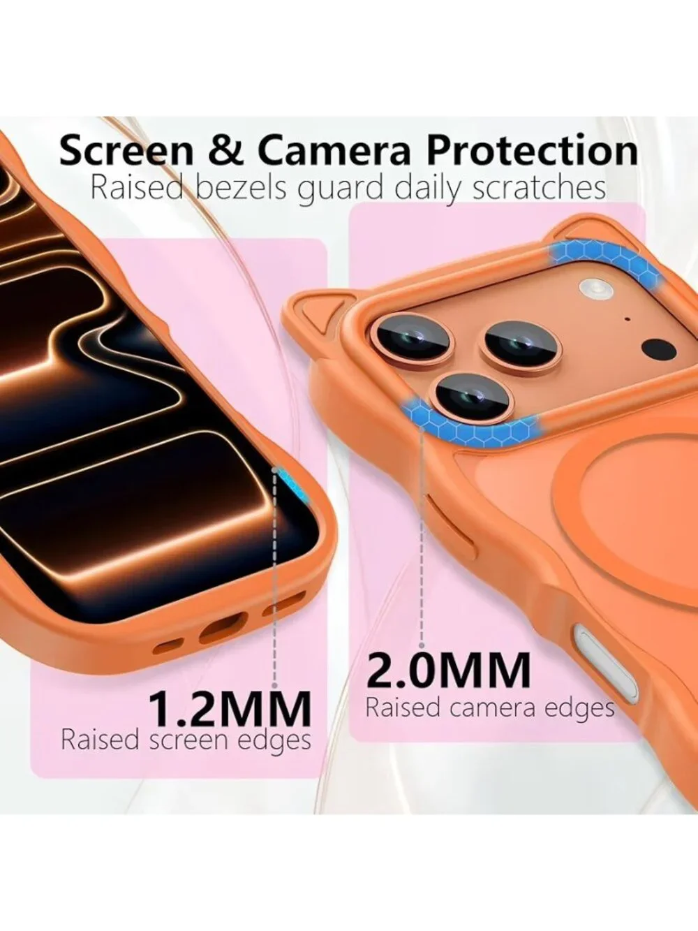 iPhone 17 Pro Max Magnetic Case with Screen & Camera Lens Protector- 6.9